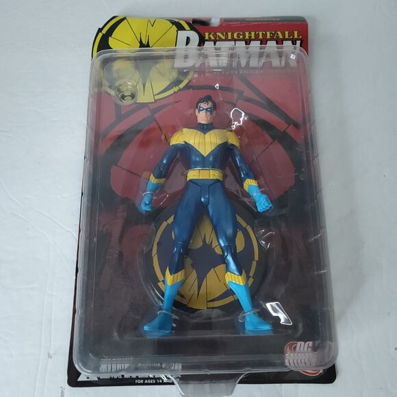 Nightfall Batman Series 1 NIGHTWING Action Figure DC Direct Bent Card - Picture 1 of 7